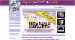 Desktop Screenshot of projectcamelotproductions.com